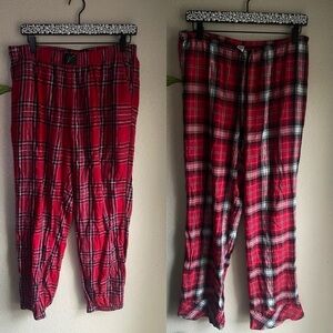 Victoria secret pj flannel checkered pants